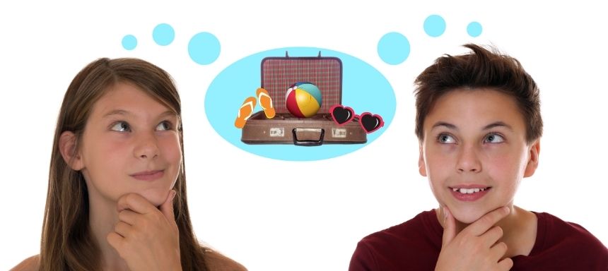 Koffer-packen Gruppenspiel Kinder