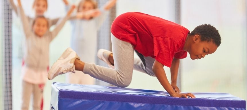 Parcours Gruppenspiele Kinder
